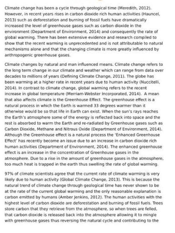 Essay step by step based on global warming​-example-1