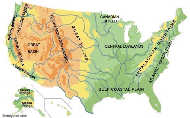 The _________ region stretches from the Canadian border to Oregon border. A.Blue Mountains-example-1