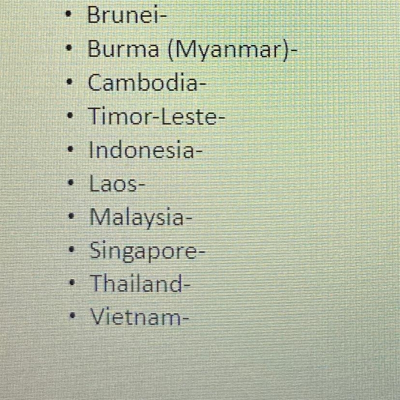 I need to find language, culture, religion and industry for these 10 countries in-example-1