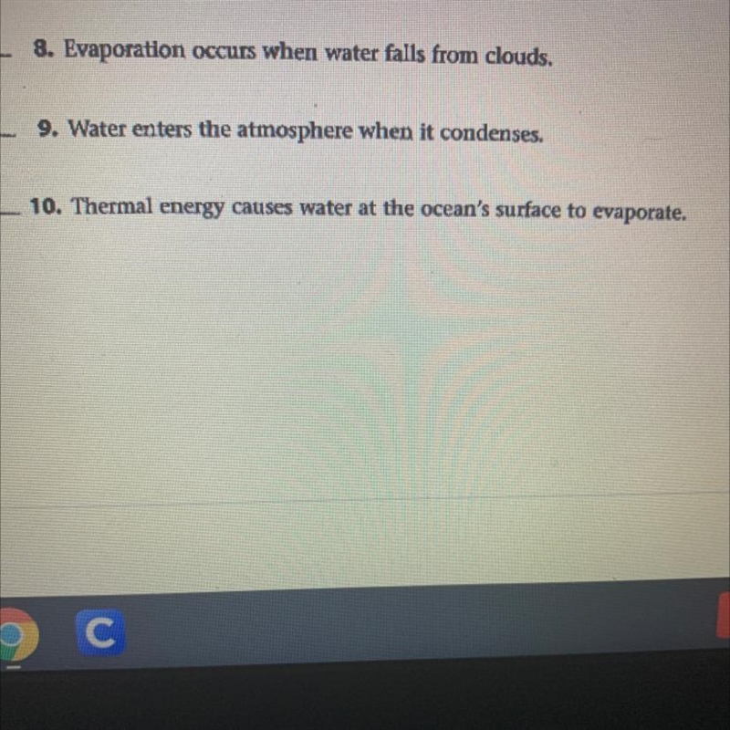 Which ones are true and which ones are false ?-example-1