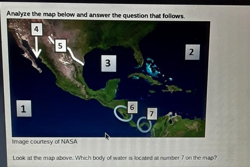 A. the gulf of Mexico b. the Rio grande c. the Atlantic ocean d. the Panama canal-example-1