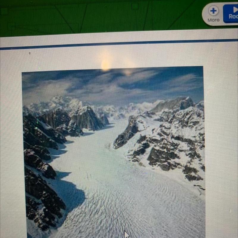 Which type of glacier would change the landscape this way-example-1