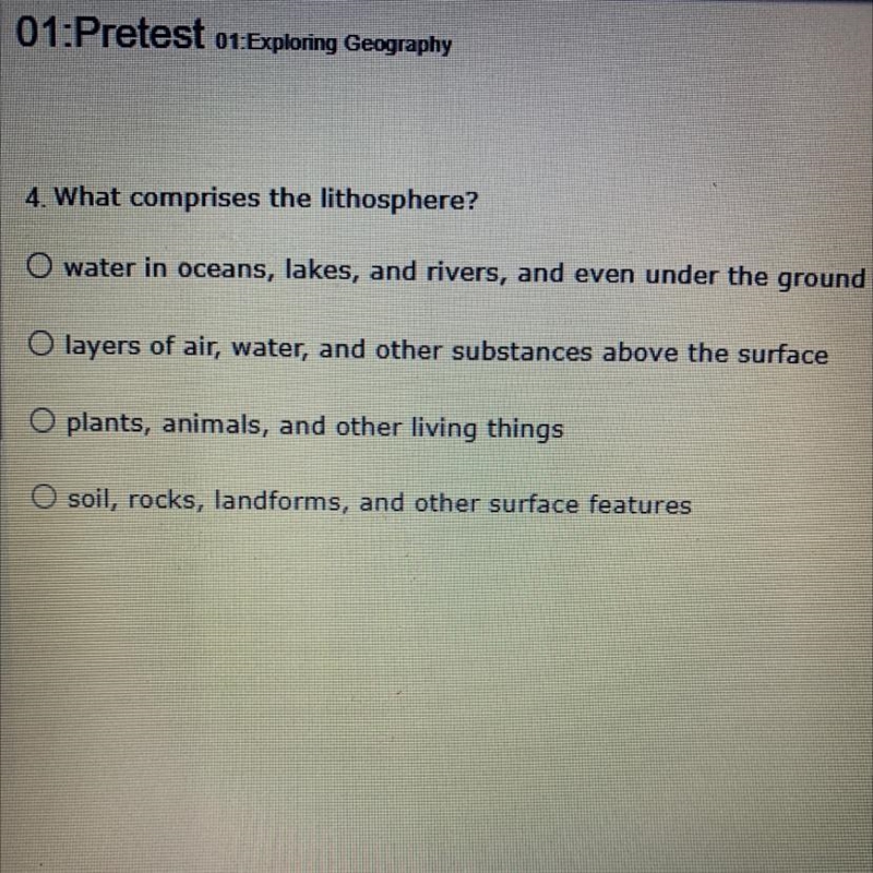 What comprises the lithosphere?-example-1