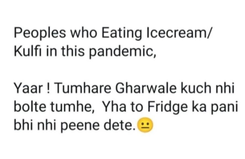 What is Geography? Sahi kaha hai yaar iss saal na to ice cream na kulfi 2 saal hogye-example-1