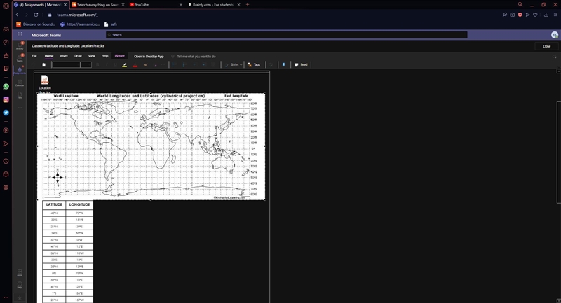 Can someone please put dots on the places where the longitude and latitude is located-example-1