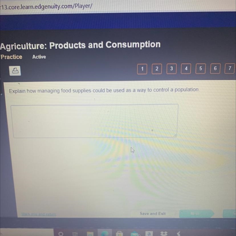 Explain how mangaging food supplies could be used as a way to control a population-example-1