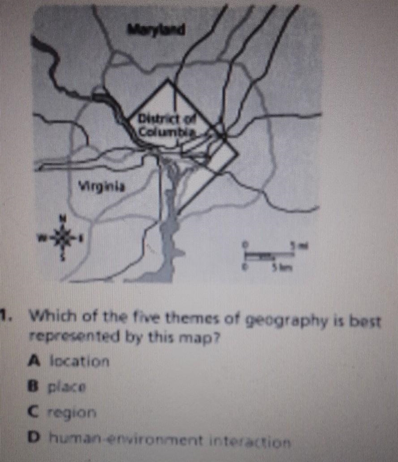 Which five themes of geography is best represented by this map?​-example-1