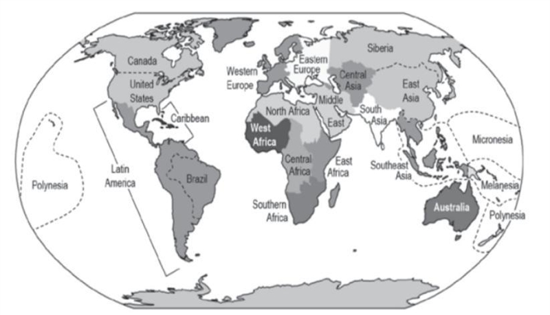 What region is Estonia in? My teacher gave me this map in the picture for the question-example-1