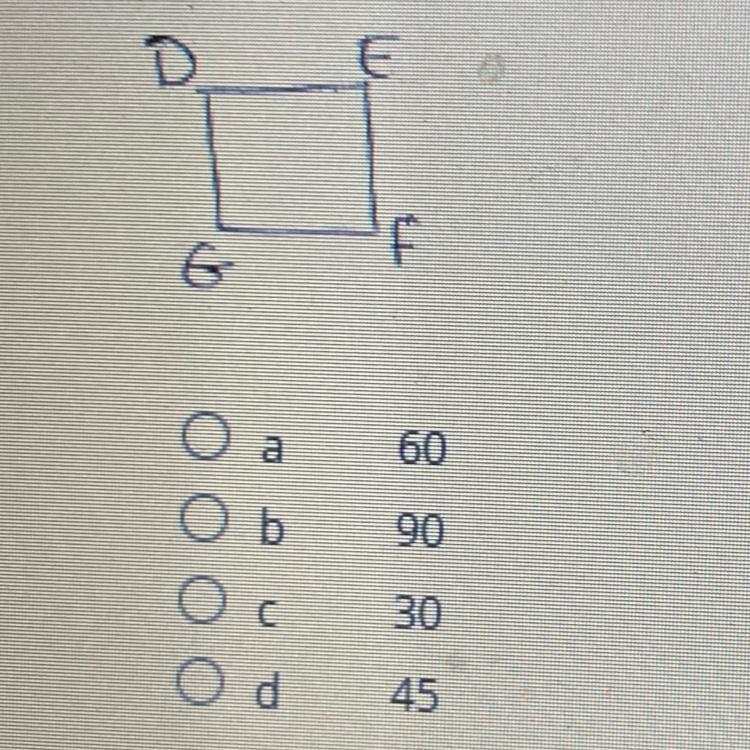 If DEFG is a square, find m-example-1