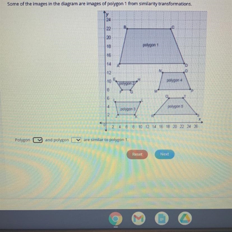 Geometry Need help!! NO LINKS Some of the images in the diagram are images of polygon-example-1