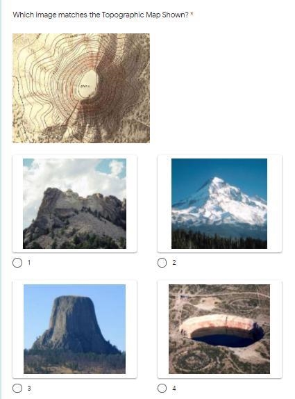 Please help i don't get it. Which image matches the Topographic Map Shown? Also, please-example-1