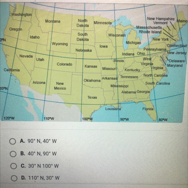 Someone plz help me :( “What is the absolute location of Illinois”?-example-1