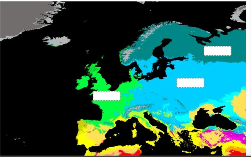 Please help. What are the climate types for Europe?-example-1