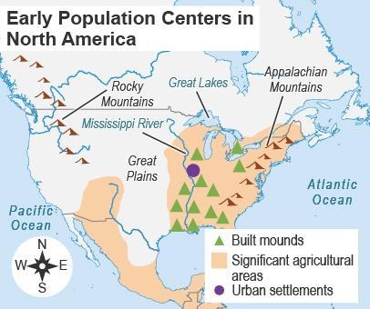 Which geographical feature is located in the northwestern region of North America-example-1