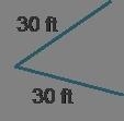 Jared is using a 100 ft rope to set up a kite-shaped area for food vendors. He has-example-1