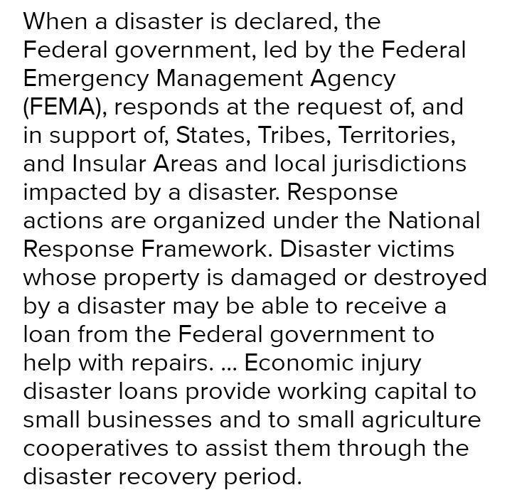 Discuss how the area may be restored to its original state. How does the Federal Government-example-1