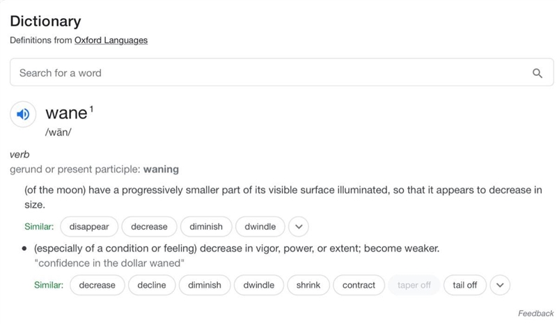 What is the difference between "waxing" and "waning"?"-example-1