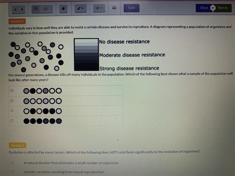 for several generations a disease kills off as many individuals in the population-example-1