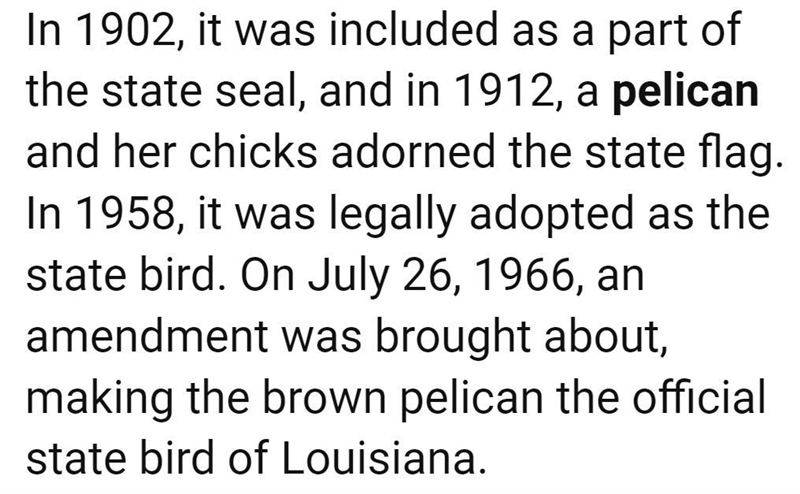 What bird and its chicks are featured on louisiana’s state flag?-example-1