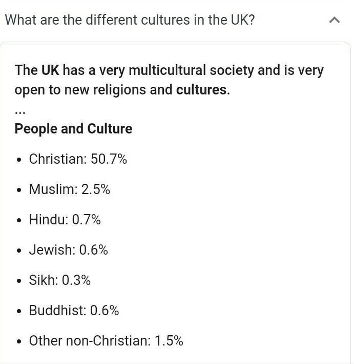 Give examples of the multicultural society in the uk-example-1