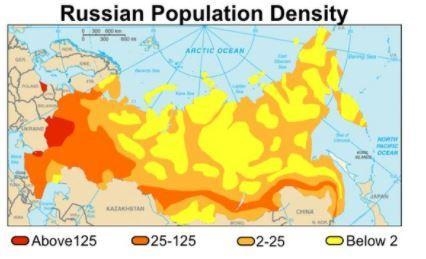 What conclusion can be drawn from this map? A. The colder the climate the lower the-example-1