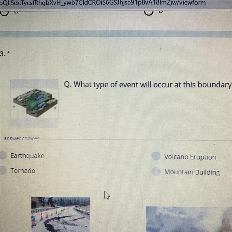 What type of event will occur at this boundary?-example-1