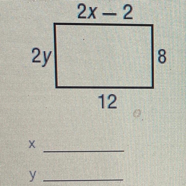 Find the values of x and y that ensure the quadrilateral is a parallelogram-example-1