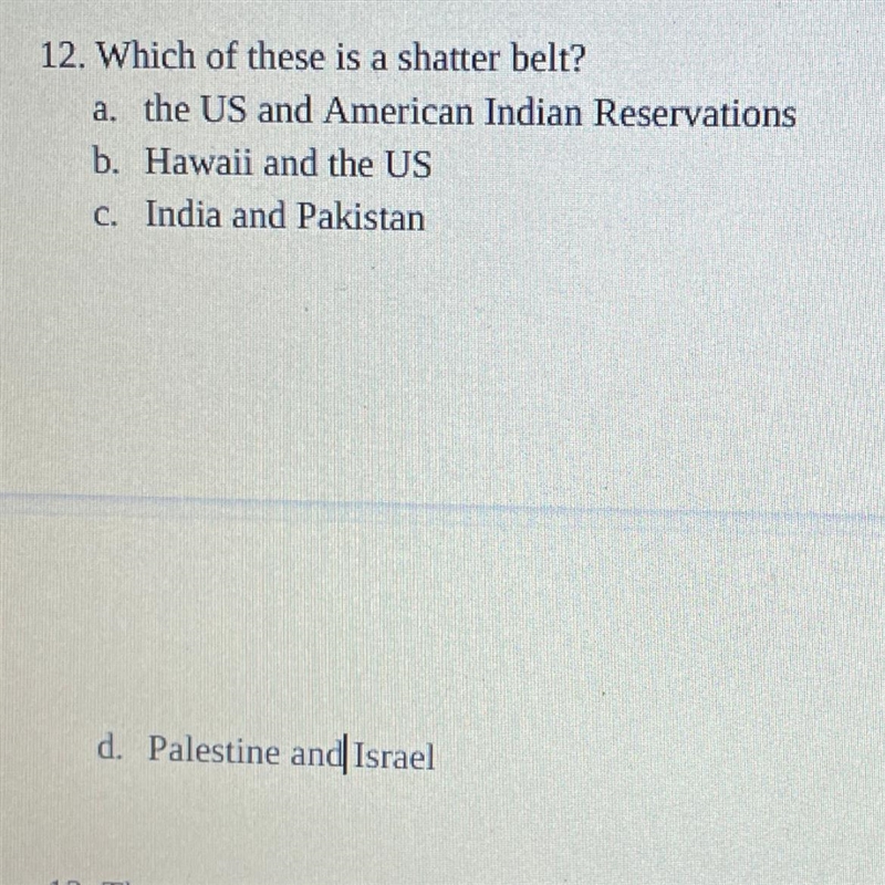 Which is a shatterbelt?-example-1