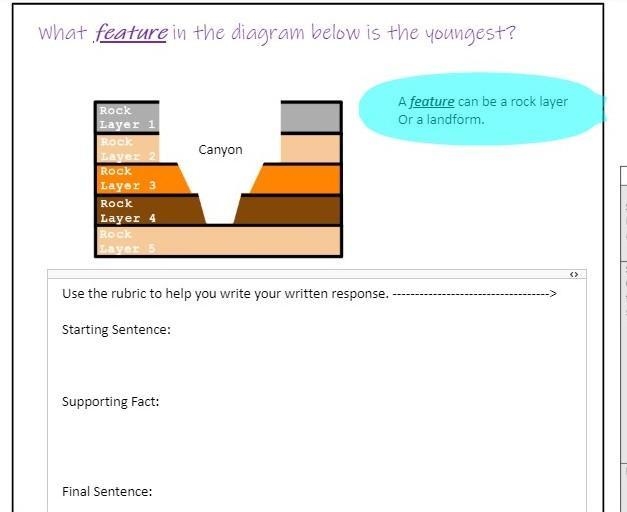 Ignore the bottom... What does " feature in the diagram mean"-example-1