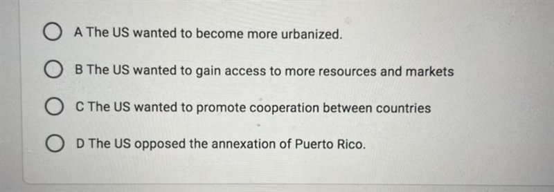 Why did the U.S. pursue an imperialist policy in Latin America?*-example-1