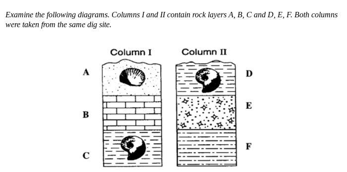 I need help please! Which layer is the oldest? How do you know? Which layer is the-example-1