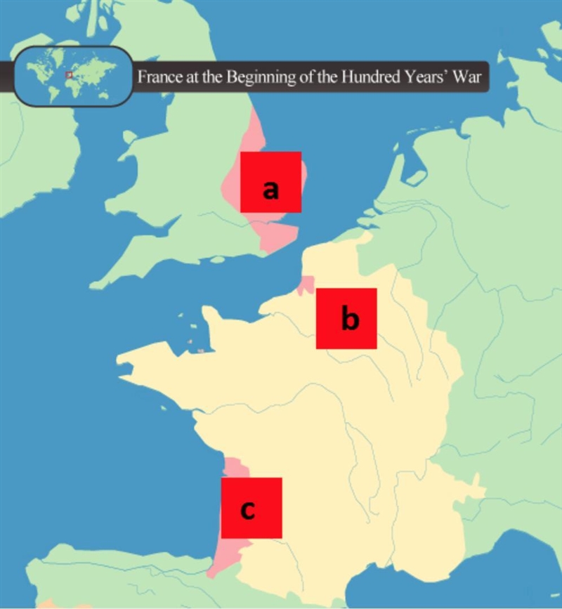 France regained most of its lost territories from the English after the Hundred Years-example-1