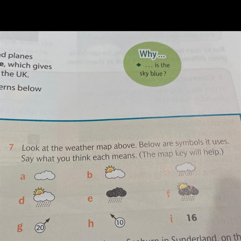 1. write the correct definition for weather in ten words 2. what is air pressure 3. check-example-1