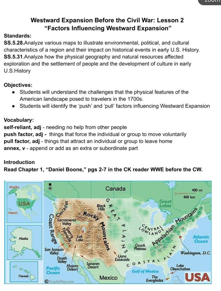 Analyze the map above. What is one physical geographical feature that might obstruct-example-1