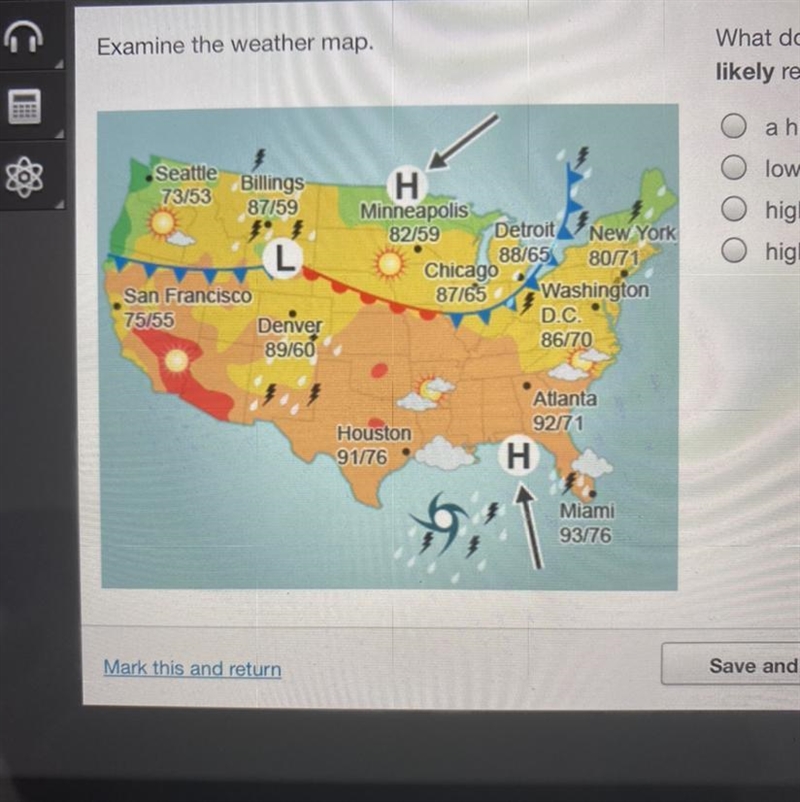 What does the symbol indicate by the arrows most likely represent-example-1