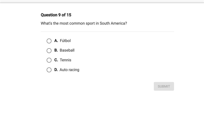 Whats the most common sport in South America-example-1