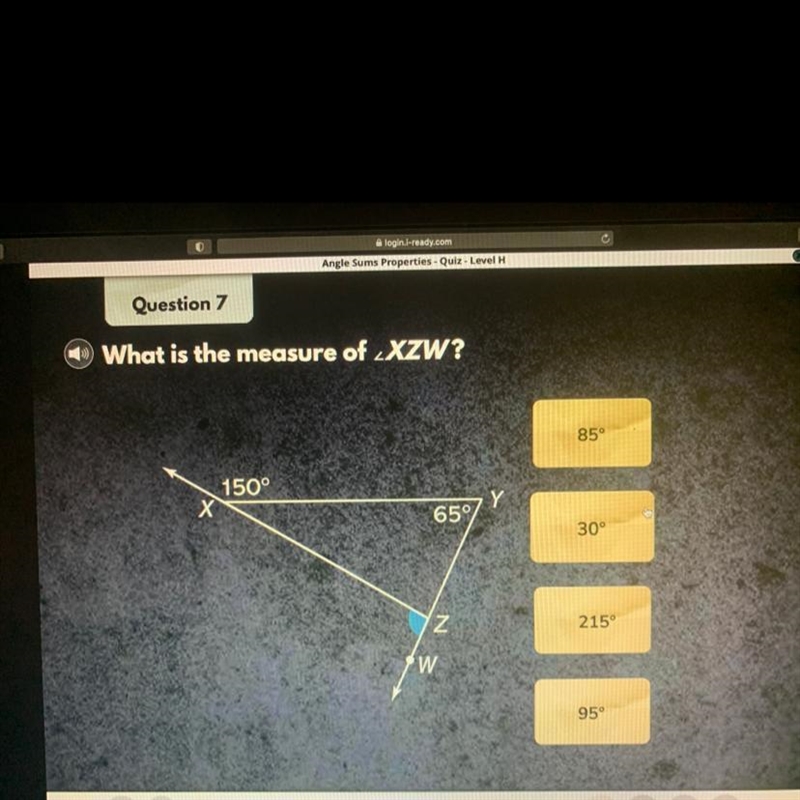 What is the measure of-example-1