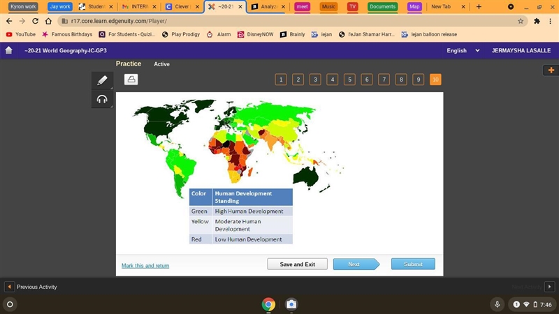 Analyze the maps below and answer the question that follows. A world map titled Colonized-example-2