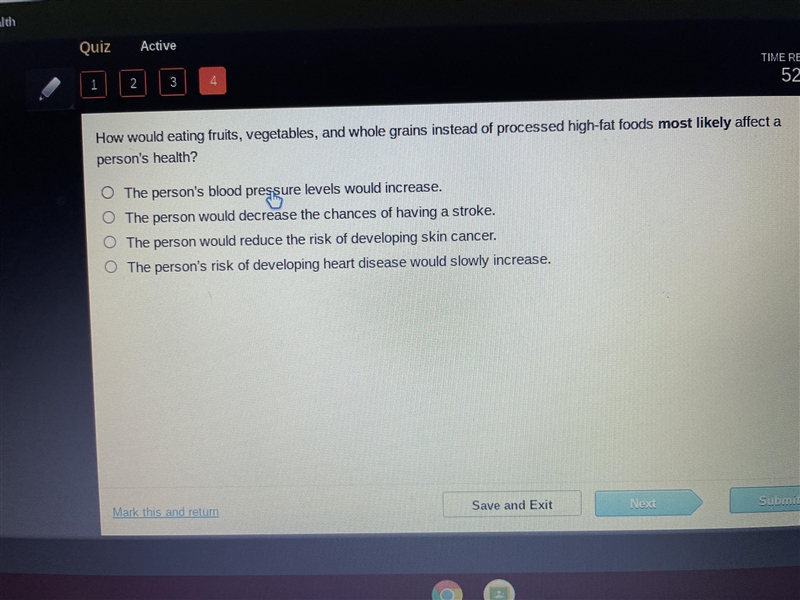 how what eating fruits vegetables and whole grains instead of processed high fat foods-example-1