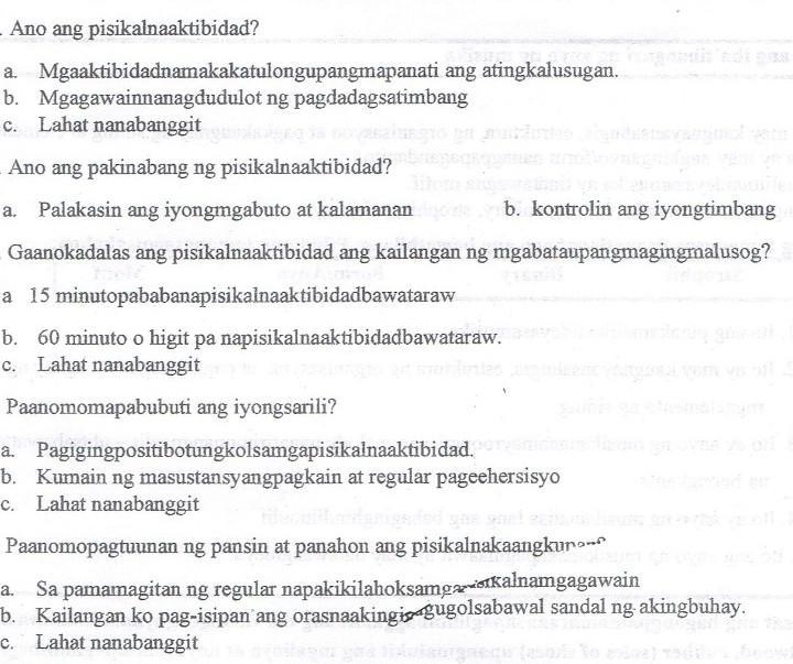 Can someone help me too this five question? pls​-example-1