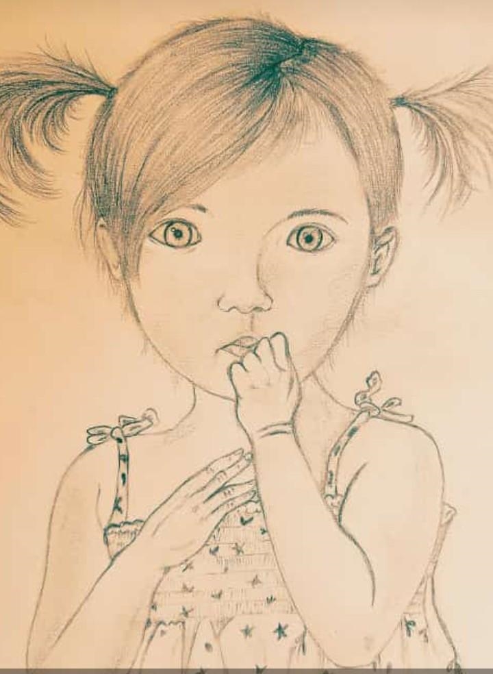 How is my drawing sketch not much but fine i think​-example-1