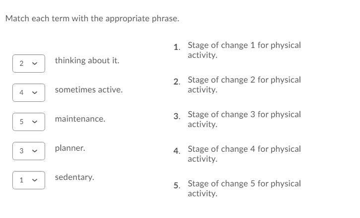 Match each term with the appropriate phrase.-example-1