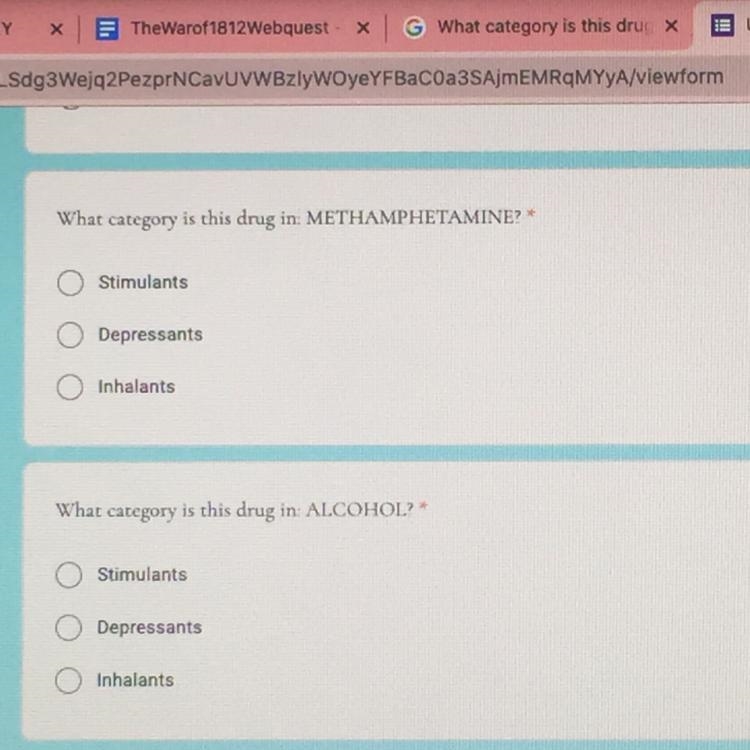 What category is methamphetamine in???-example-1