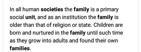 What type of unit is a family of the society?​-example-1