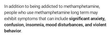 Which set of symptoms best describes the long-term effects of methamphetamines?-example-1