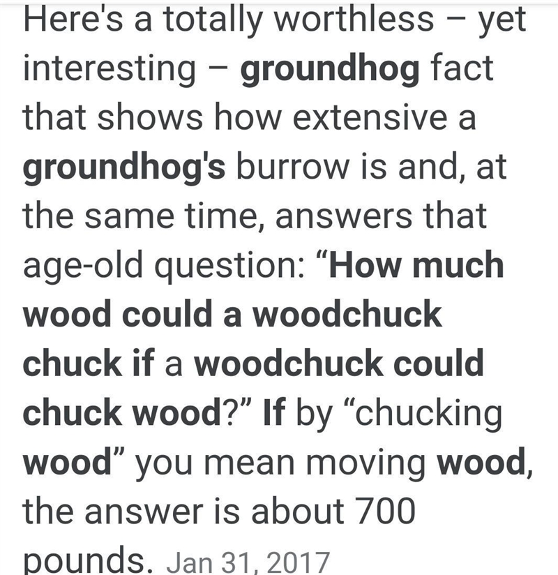 How many wood can a wood chuck chuck if a wood chuck wood chuck wood?-example-1