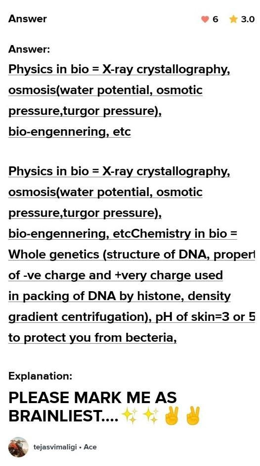 How are physics and chemistry related with health education?-example-1