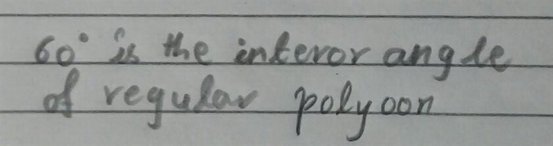 The minimum interior angle for a regular polygon is​-example-1