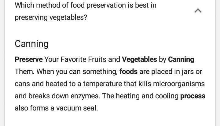 Assignment ! 4th June, Choose a suitable method to preserve five (5) food commodities-example-1