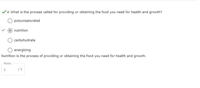 What is the process called for providing or obtaining the food you need for health-example-1